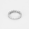 Bague 57 Alliance américaine en or gris et diamants 58 Facettes DV0315-14-57-3