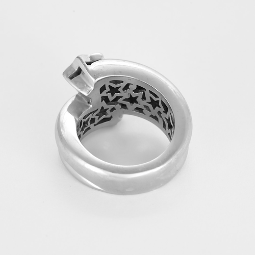 Bague 52,5 Bague en or blanc et diamants 58 Facettes DV27198-1