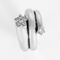 Bague 52,5 Bague en or blanc et diamants 58 Facettes DV27198-1