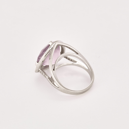 Bague 48 Mauboussin - Dream my Love - Bague en or gris, améthyste et diamants 58 Facettes DDV9407-1