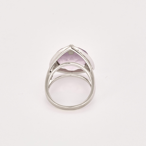 Bague 48 Mauboussin - Dream my Love - Bague en or gris, améthyste et diamants 58 Facettes DDV9407-1