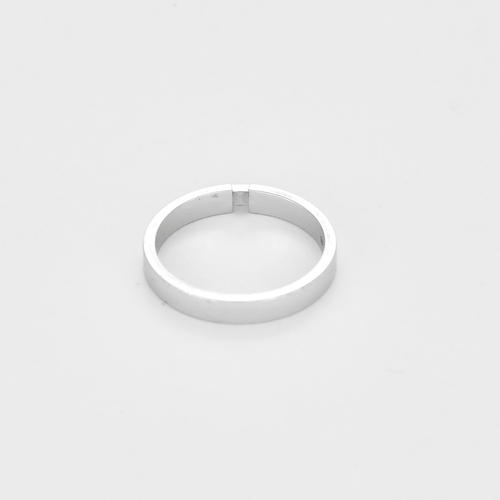Bague 52 CHAUMET - Liens évidence - Bague en or blanc et émail bleu marine 58 Facettes DV27363-2-52-1