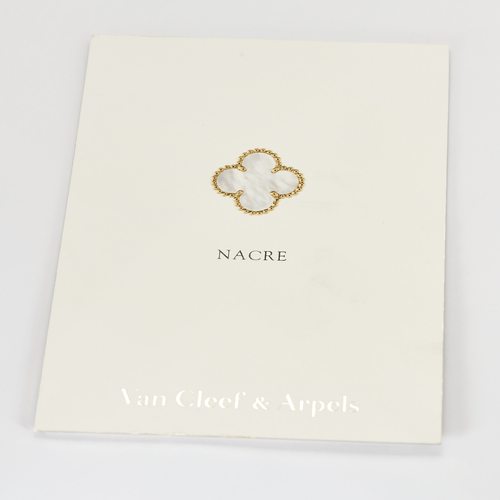 Collier Van Cleef & Arpels - Vintage Alhambra - Collier en or blanc et nacre. 58 Facettes DV26127-1
