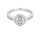 Bague 51 Bague en or blanc et diamants 58 Facettes DV25730-1