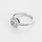 Bague 51 Bague en or blanc et diamants 58 Facettes DV25730-1