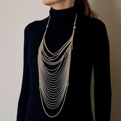 Collier HERMES - Farandole - Sautoir en argent 58 Facettes DV0184-26