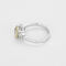 55 Bague en or blanc, diamants jaune et diamants 58 Facettes DV0798-3-DV0882-1