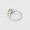 55 Bague en or blanc, diamants jaune et diamants 58 Facettes DV0798-3-DV0882-1
