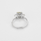 55 Bague en or blanc, diamants jaune et diamants 58 Facettes DV0798-3-DV0882-1
