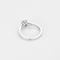 Bague 52,5 BULGARI - Bague Solitaire en platine et diamant 58 Facettes DV27071-1-525-6