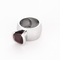 45.5 Importante bague en or blanc et Grenat Pyrope 58 Facettes DV15938-11-455-2