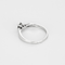 Bague 53 Bague Solitaire en or blanc et diamants 58 Facettes DV26235-1-53-2