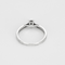 Bague 53 Bague Solitaire en or blanc et diamants 58 Facettes DV26235-1-53-2