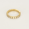 Bague 54,5 Alliance américaine en or jaune et diamants 58 Facettes DV26848-17-545-6