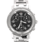 Montre Hermès - Clipper Chrono - Montre en acier à boitier rond et à mouvement quartz 58 Facettes DV11451-20