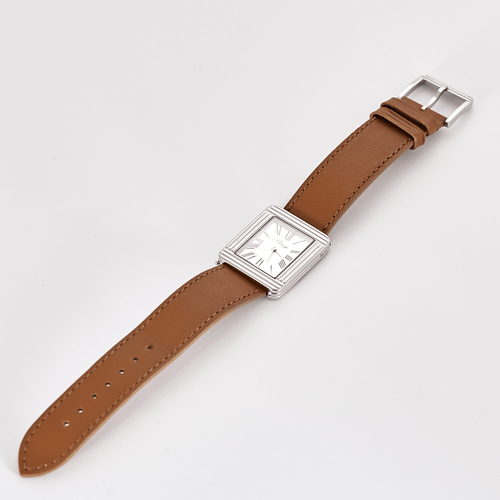 Montre POIRAY - Première grand modèle - Montre en acier à boitier rectangulaire 58 Facettes DV26434-1