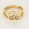 Bague 51,5 CHOPARD - Happy Diamonds - Bague or jaune et diamants 58 Facettes DV22785-2-515-5