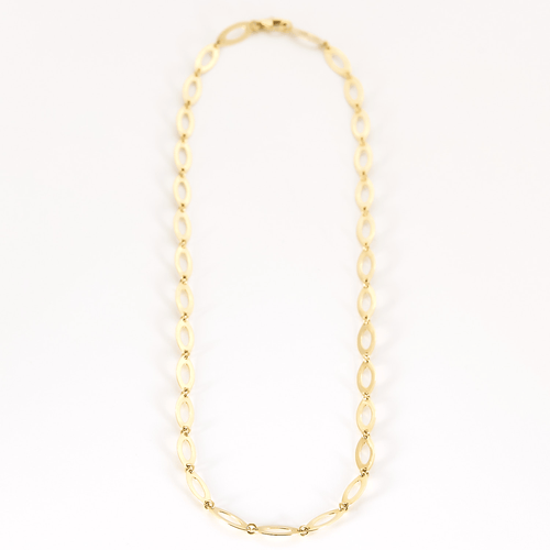 Collier Charmant Collier en or jaune à maillons losangiques 58 Facettes DDV26346-3