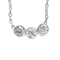 Collier Collier en or gris, platine et trois diamants. 58 Facettes DV25505-8