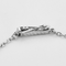 Collier Collier en or gris, platine et trois diamants. 58 Facettes DV25505-8