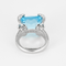 Bague 51,5 GUCCI - Bague en or blanc, topaze et diamants 58 Facettes DV26848-3-515-5