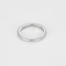 Bague Alliance semi pavé en or blanc et diamants 58 Facettes DV27085-2-49-2
