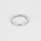 Bague Alliance semi pavé en or blanc et diamants 58 Facettes DV27085-2-49-2