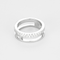 Bague 53,5 Bague jonc en or blanc et diamants 58 Facettes DV22785-1-535-5