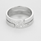 Bague 55 Dinh Van Seventies - Bague moyen modèle en or blanc 18K et diamant 58 Facettes DV27643-1-DV0882-1