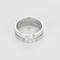 Bague 55 Dinh Van Seventies - Bague moyen modèle en or blanc 18K et diamant 58 Facettes DV27643-1-DV0882-1