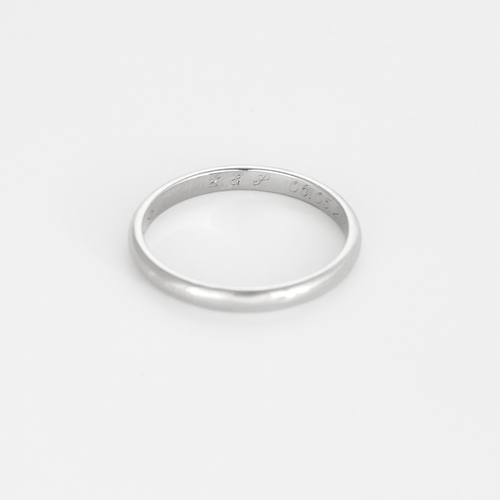 Bague 57 CARTIER - Alliance en platine 58 Facettes DV27248-2