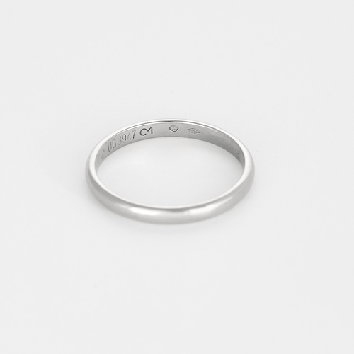 Bague 57 CARTIER - Alliance en platine 58 Facettes DV27248-2