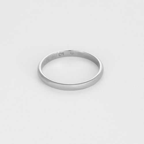 Bague 57 CARTIER - Alliance en platine 58 Facettes DV27248-2
