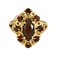 Bague 56 Bague en or jaune et grenats almandin 58 Facettes DV27468-48-56-3