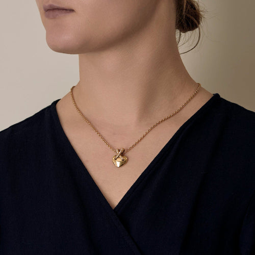 Pendentif Chaumet – Lien – Pendentif en or jaune diamants. Petit Modèle. 58 Facettes DV27468-15