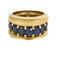 Bague 53 Importante bague en or jaune et saphirs 58 Facettes DV27468-30-53-2