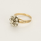 Bague 60 Bague Fleur en or jaune et or gris, diamants 58 Facettes DV27468-31-60-2