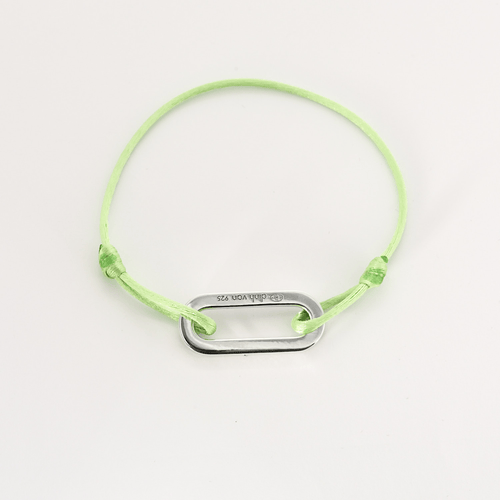 Bracelet Dinh Van - Bracelet cordon Maillon XL en argent 58 Facettes DV21893-6