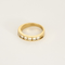 Bague 55 Demie alliance en or jaune et diamants 58 Facettes DV27468-37-DV0882-1