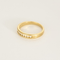 Bague 55,5 Alliance en or jaune et diamants 58 Facettes DV27468-54-555-5