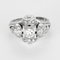 Bague 55 Bague en platine, or gris et diamants. 58 Facettes DV27468-33-DV0882-1