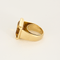 Bague 51 Importante Bague type Chevalière et citrine 58 Facettes DV11015-2-51-2