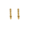 Boucles d'oreilles Paire de petites créoles en or jaune boulé 58 Facettes DV1838-17