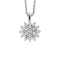 Collier et pendentif floral or 14K et diamants 58 Facettes DV24577-1