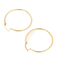 Boucles d'oreilles Paire de créoles en or jaune et or blanc 58 Facettes DV24577-10