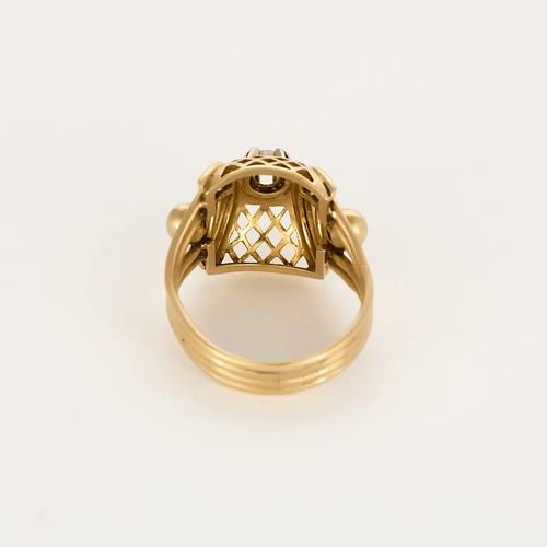55 Bague en or jaune, or rose et diamants 58 Facettes DV0013-40-DV0882-1