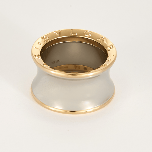 Bague 52 Bulgari Anish Kapoor - Bague en acier et or 58 Facettes DV27821-2-52-1