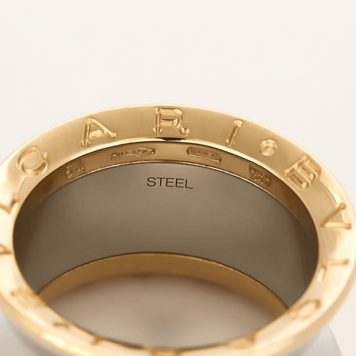 Bague 52 Bulgari Anish Kapoor - Bague en acier et or 58 Facettes DV27821-2-52-1