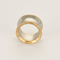 Bague 52 Bulgari Anish Kapoor - Bague en acier et or 58 Facettes DV27821-2-52-1