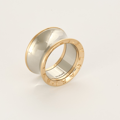 Bague 52 Bulgari Anish Kapoor - Bague en acier et or 58 Facettes DV27821-2-52-1